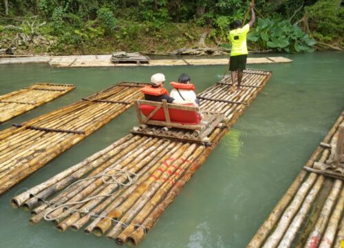 Bamboo Rafting Tour at Lethe Great River from Montego Bay