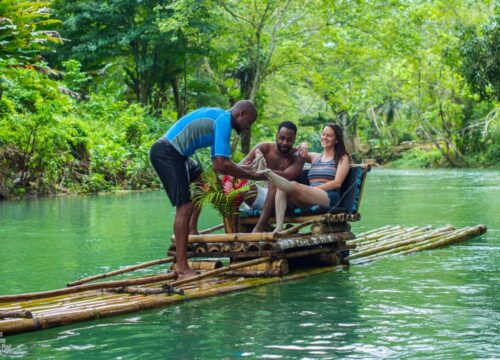 Bamboo Rafting Tour at Lethe Great River from Montego Bay